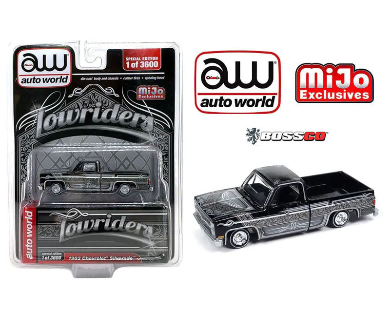 AUTOWORLD - '83 CHEVROLET SILVERADO LOWRIDER "BLACK"