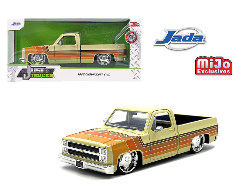 JADA - 1/24 1985 CHEVROLET C10 "BEIGE" LOWENHART WHEELS