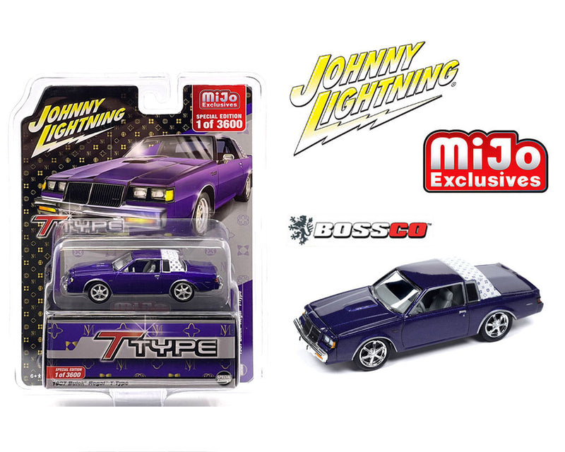 JOHNNY LIGHTNING - '87 BUICK REGAL T-TYPE "PURPLE"