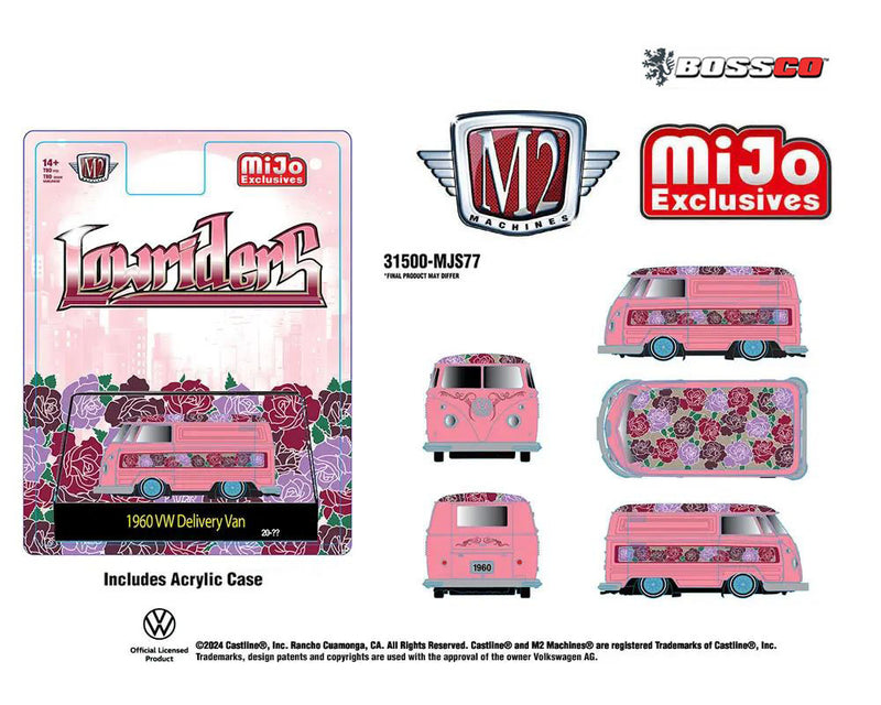 M2 '60 VW DELIVERY SHORT VAN "METALLIC PINK" *** PRE-ORDER