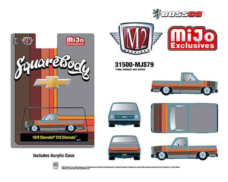 M2 '78 CHEVROLET SILVERADO "COOL GREY" ***PRE ORDER***