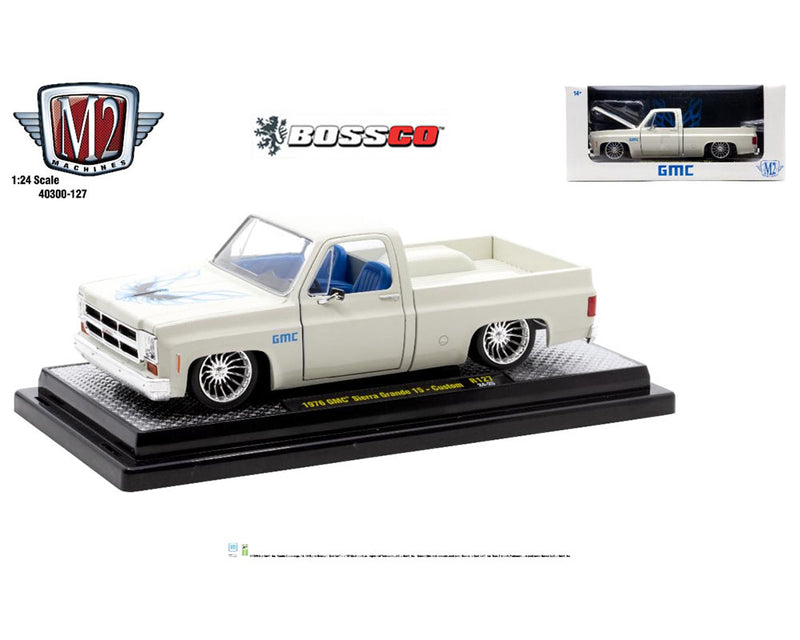 M2 1/24 '76 GMC SIERRA GRANDE "WHITE"