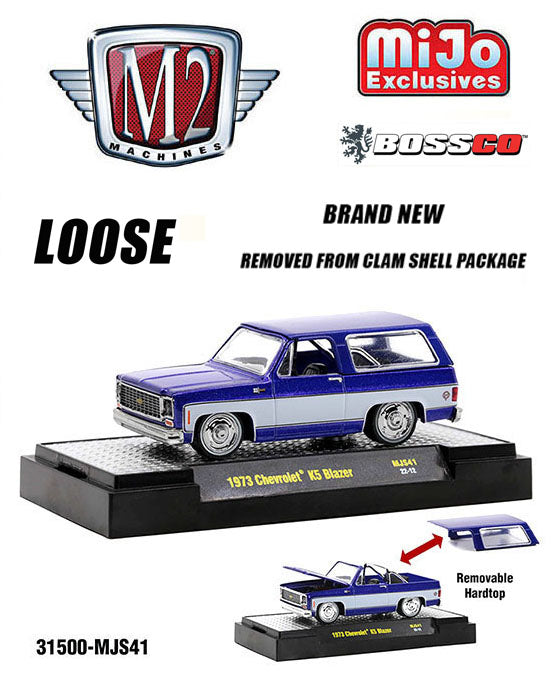 M2 '73 CHEVROLET K5 BLAZER "VIOLET and WHITE" ***LOOSE***