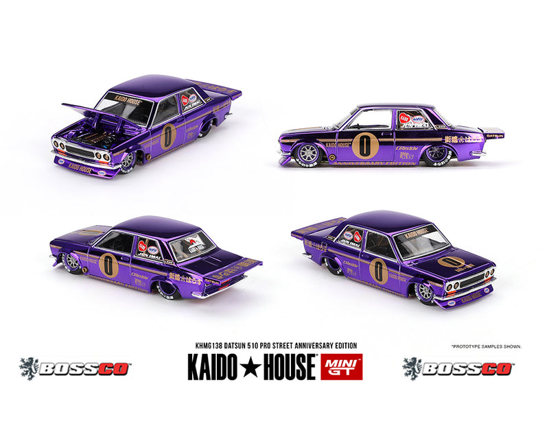 MINI GT KAIDO HOUSE X DATSUN 510 PRO STREET "ANNIVERSARY" ***PRE ORDER