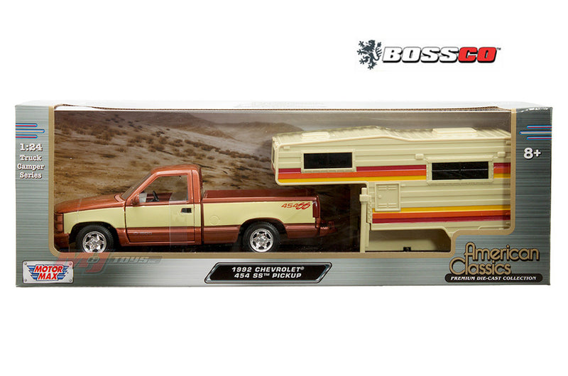 MOTOR MAX - 1/24 1992 CHEVROLET 454 SS "METALLIC BROWN"