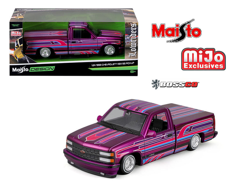 MAISTO 1/24 1993 CHEVROLET 454 SS LOWRIDER "PURPLE" ***PRE ORDER