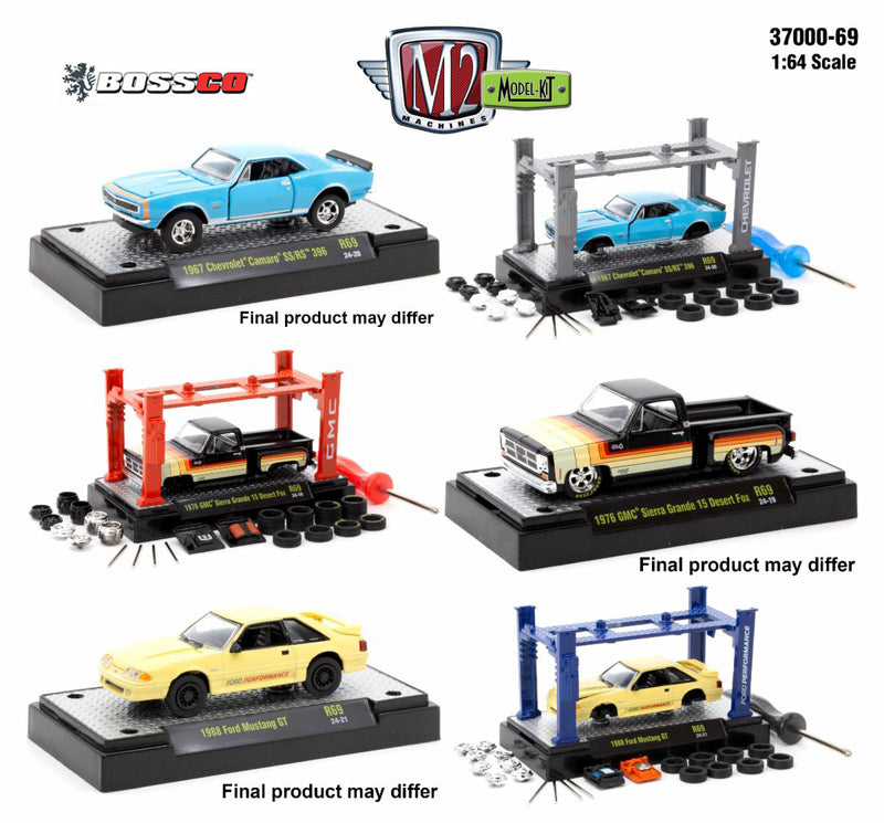 M2 MODEL KIT RELEASE 37000-69  "SET of 3"